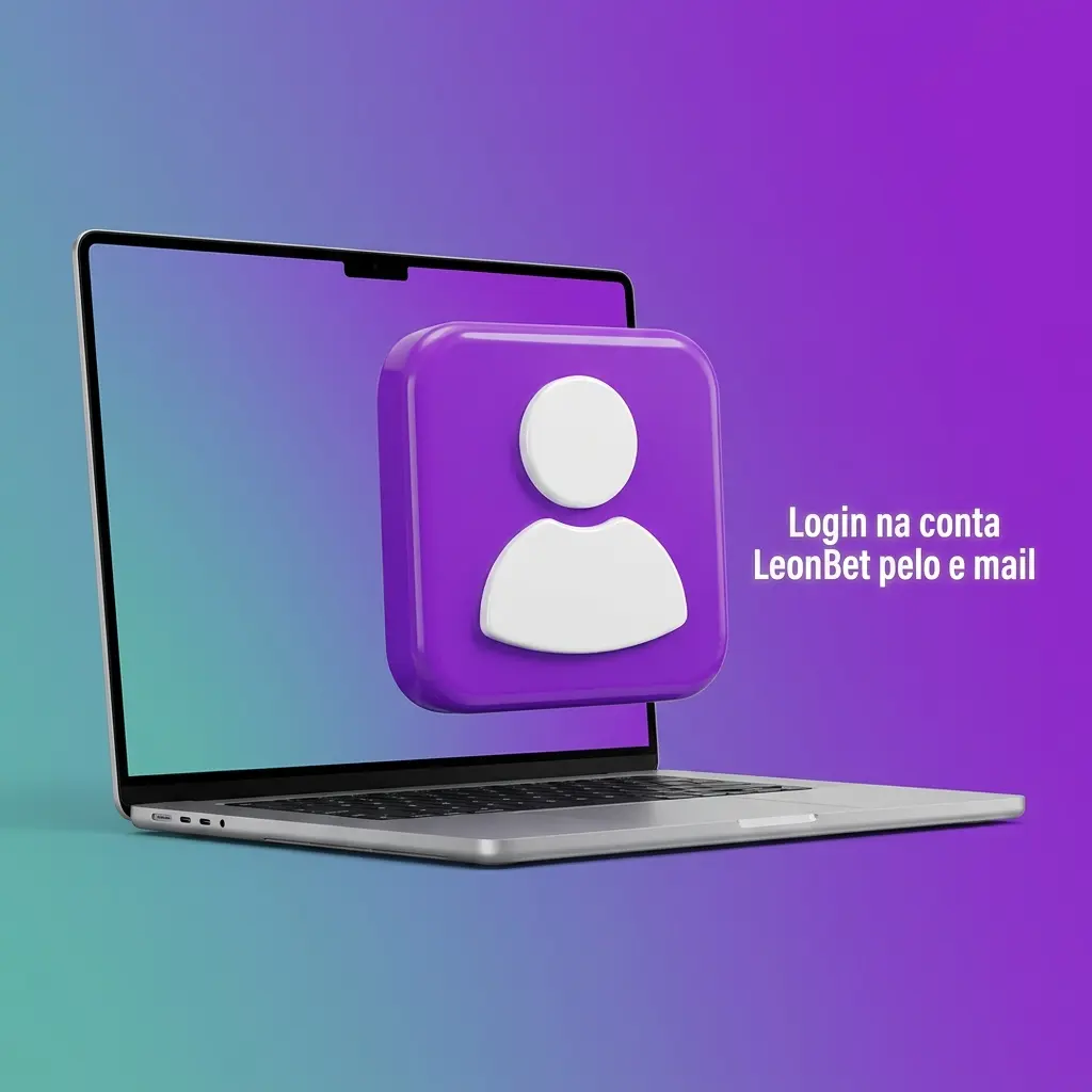 Tela de login da LeonBet por e-mail, inserindo credenciais para acessar apostas, cassino e carteira com segurança