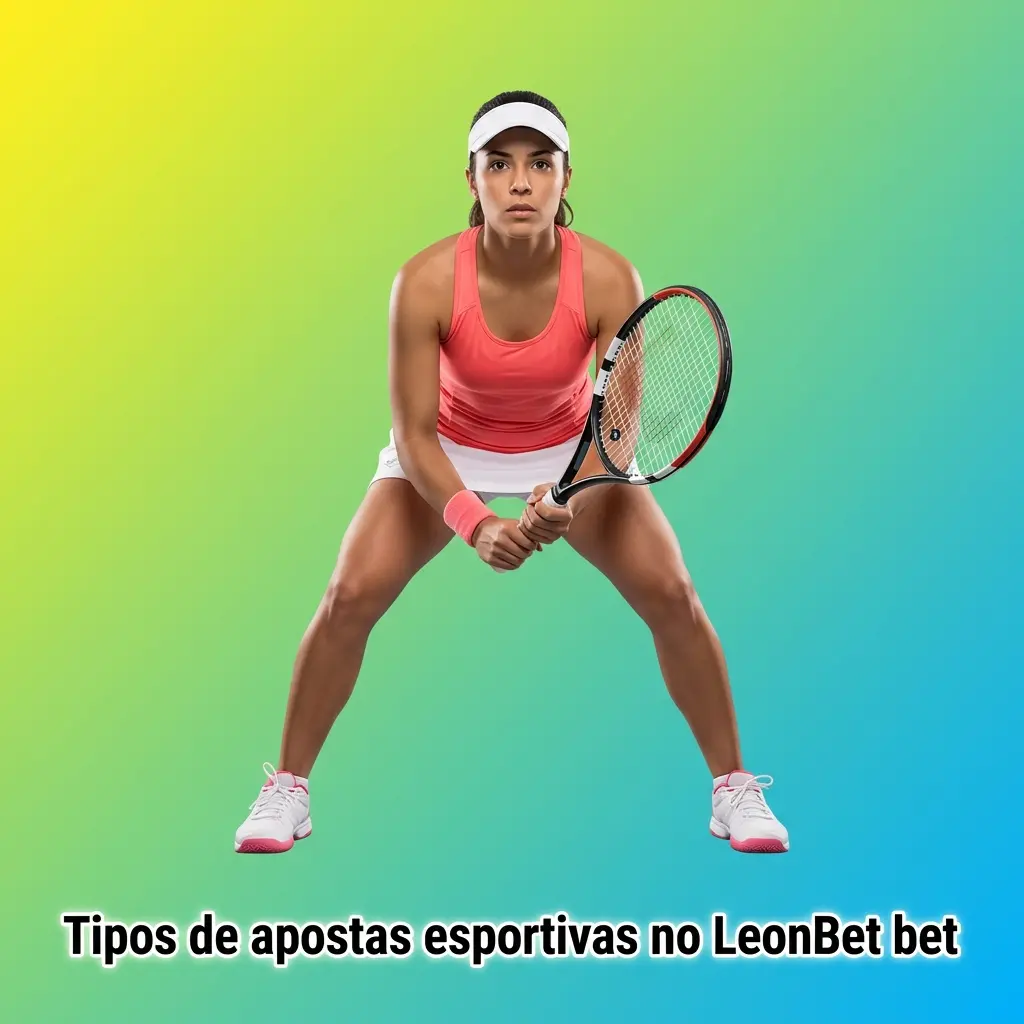Tela do LeonBet com tipos de apostas esportivas: pré-jogo e ao vivo, handicaps, totais, estatísticas e combinadas